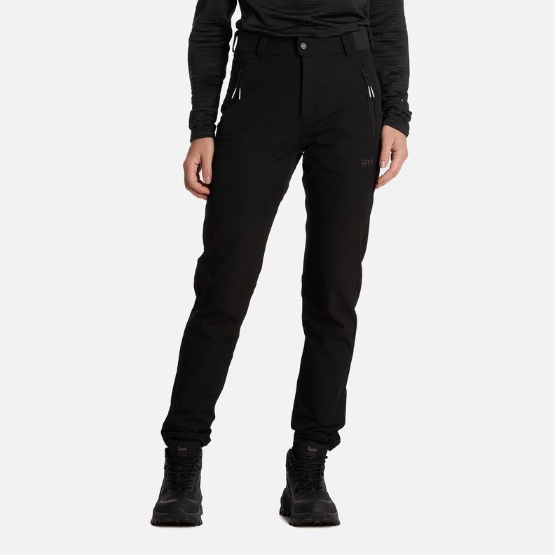 Pantalón Mujer Shelter Softshell Pants Negro Lippi I25-0