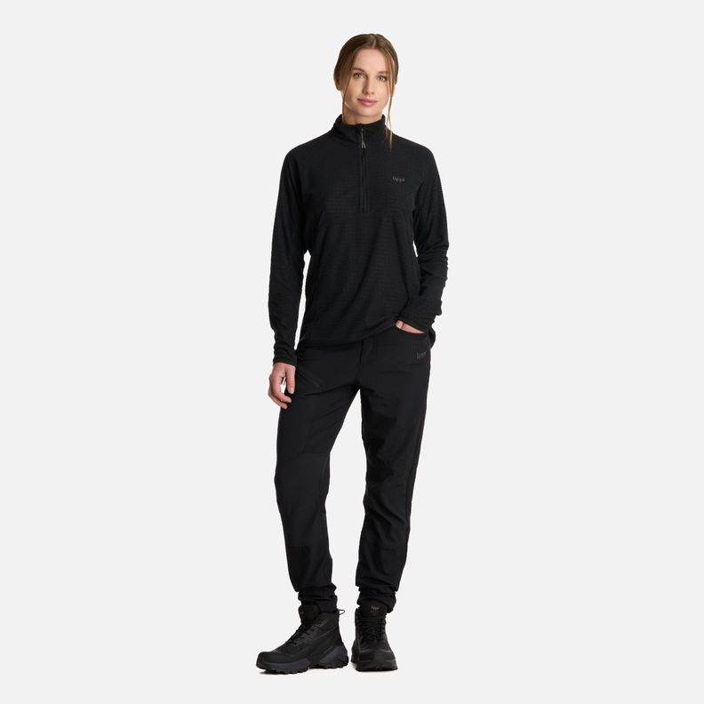 Pantalón Mujer Lennox Q-Dry Slim Fit Pants Negro Lippi I25-8