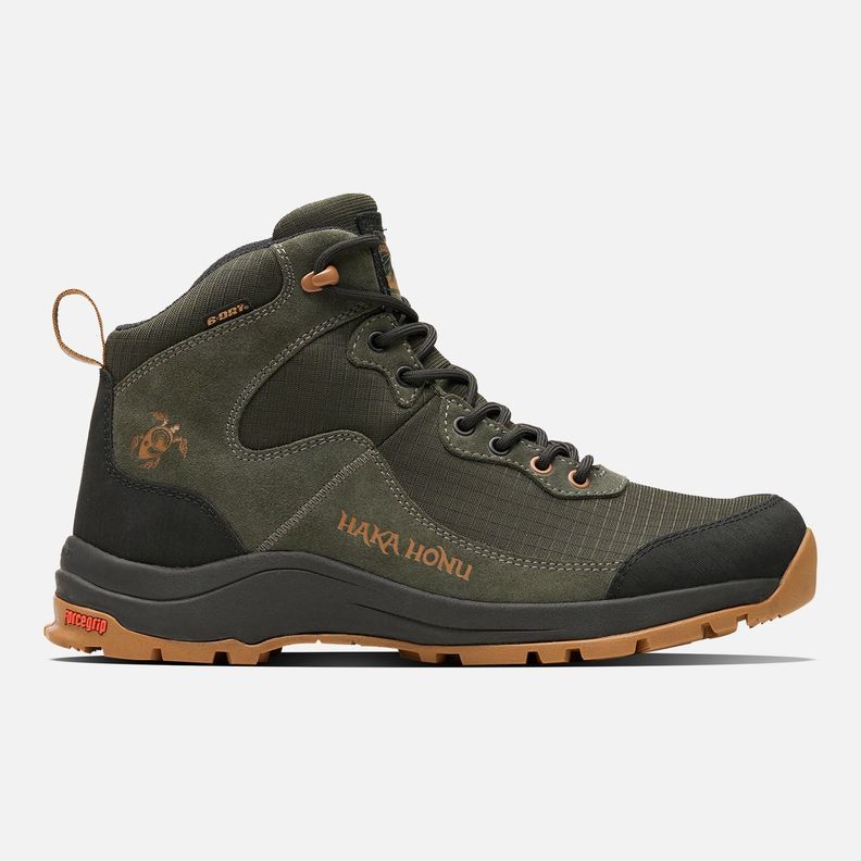 Botin Hombre Morro Verde Grisaceo Haka Honu 39