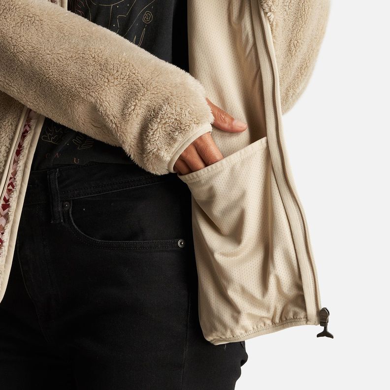 Chaqueta Mujer Calur-oso Beige Haka Honu I23-6