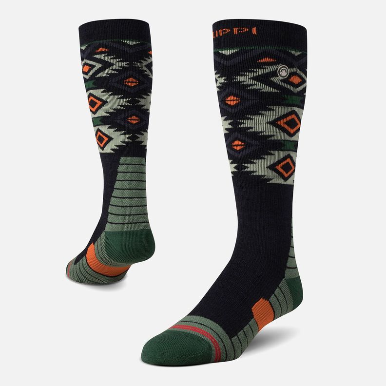 Calcetin Hombre All Mountain Ski Socks Negro Lippi I24-0