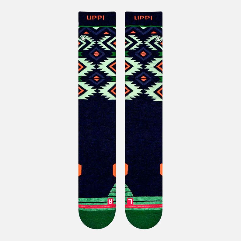 Calcetin Hombre All Mountain Ski Socks Negro Lippi I24-1