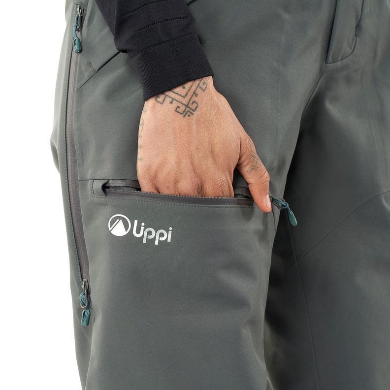 Pantalon Mujer Snow Raptor B-Dry Pants Verde Grisaceo Lippi-6