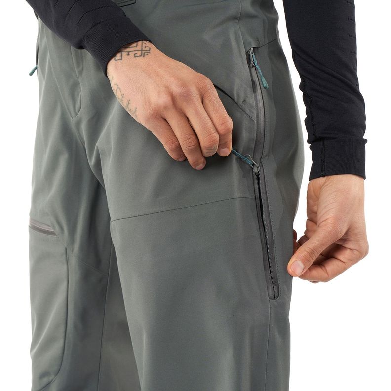 Pantalon Mujer Snow Raptor B-Dry Pants Verde Grisaceo Lippi-7