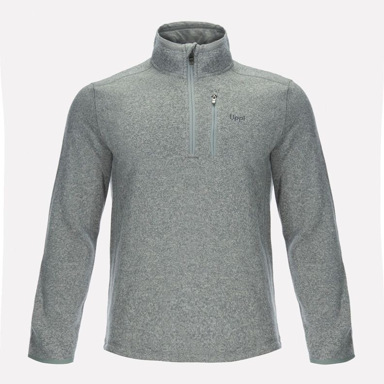 Poleron Hombre Coronado Therm-Pro Pullover Melange Gris Medio Lippi-0