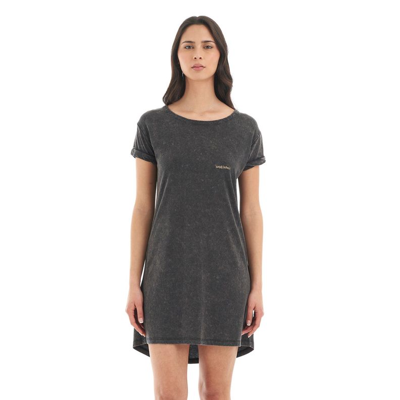 Vestido Mujer Palomita Grafito Haka Honu-1