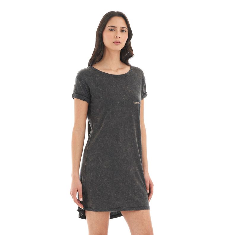 Vestido Mujer Palomita Grafito Haka Honu-2