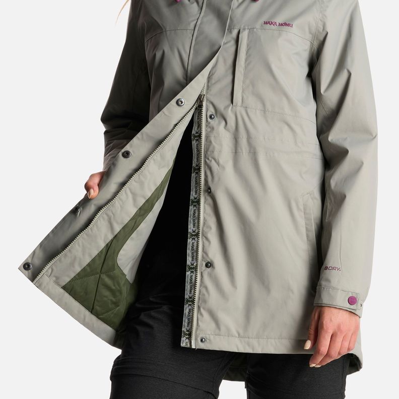 Chaqueta Mujer Terranova Verde Claro Haka Honu-6