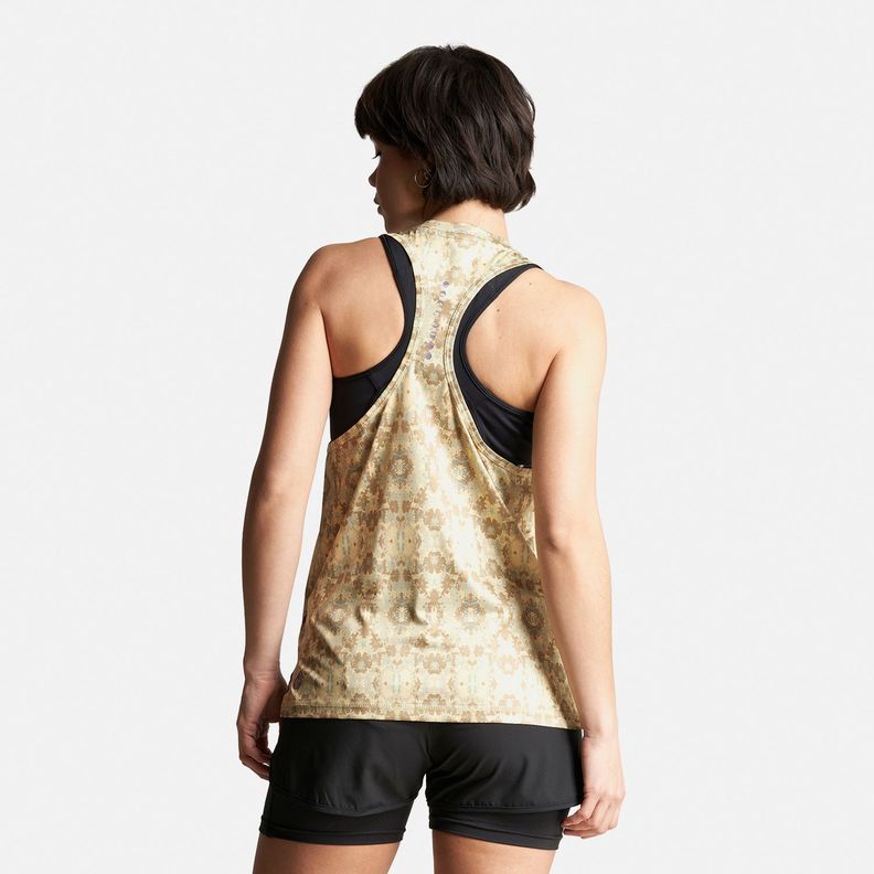 Polera Mujer Sudala Print Beige Haka Honu-3