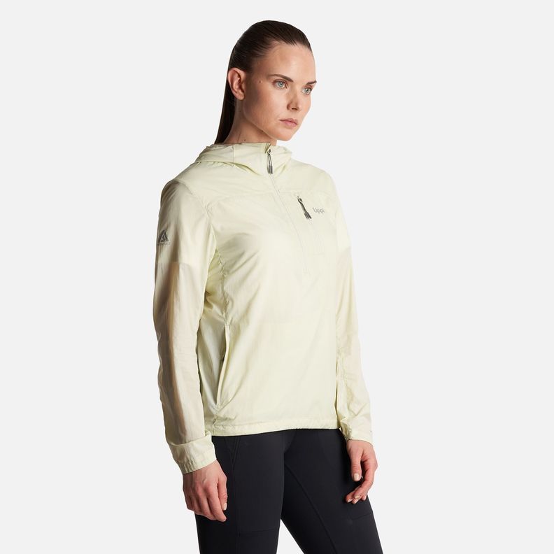 Chaqueta Mujer  Spry WindBreaker 14 Zip Hoody Jacket Menta Lippi-2