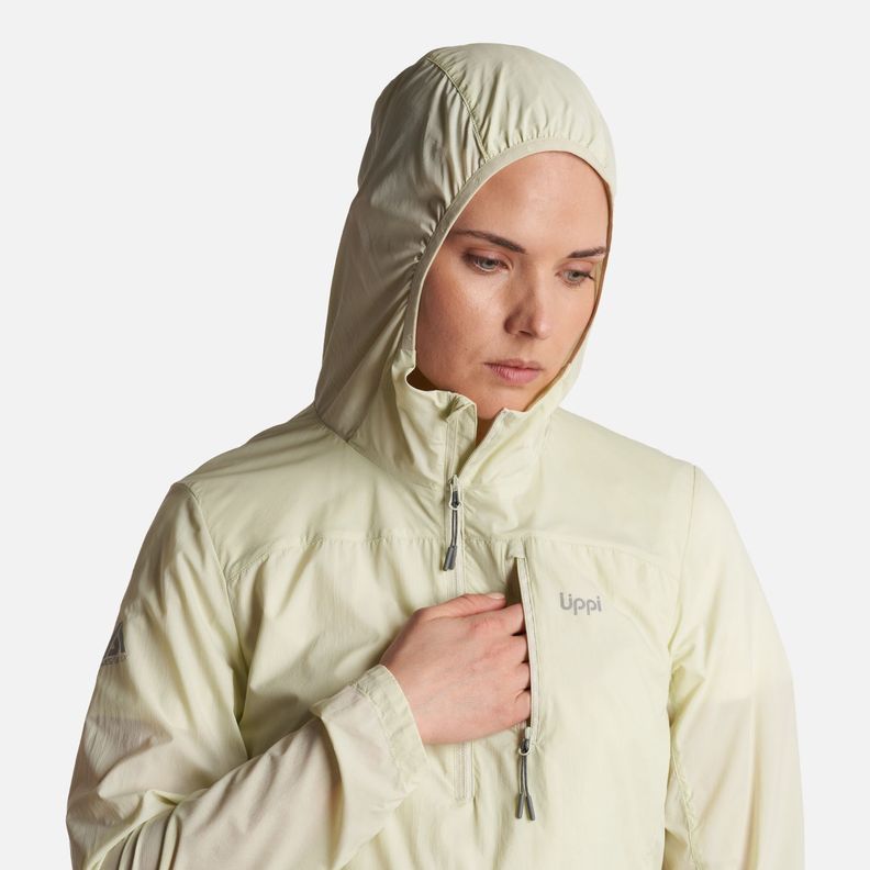 Chaqueta Mujer  Spry WindBreaker 14 Zip Hoody Jacket Menta Lippi-4