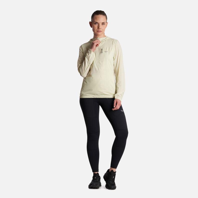 Chaqueta Mujer  Spry WindBreaker 14 Zip Hoody Jacket Menta Lippi-7