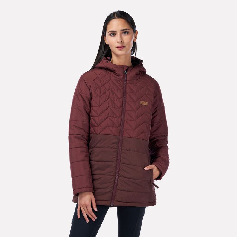 Chaqueta Mujer Sin-etica Burdeo Haka Honu I22-1