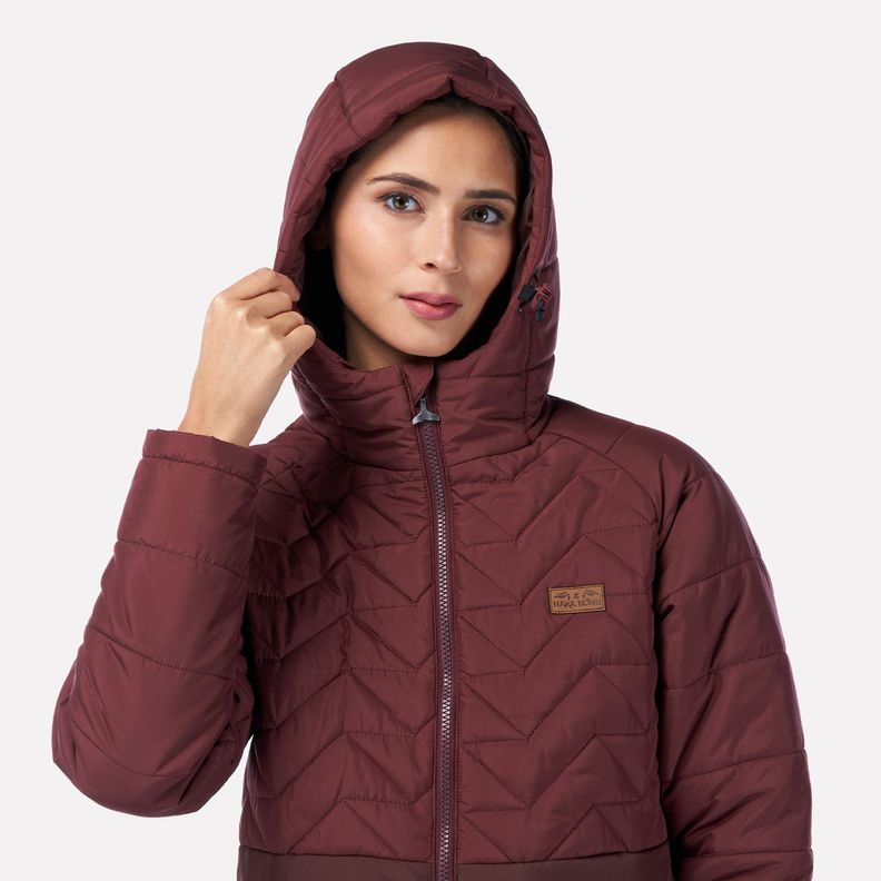 Chaqueta Mujer Sin-etica Burdeo Haka Honu I22-3