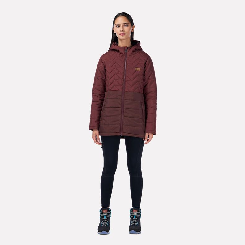Chaqueta Mujer Sin-etica Burdeo Haka Honu I22-5