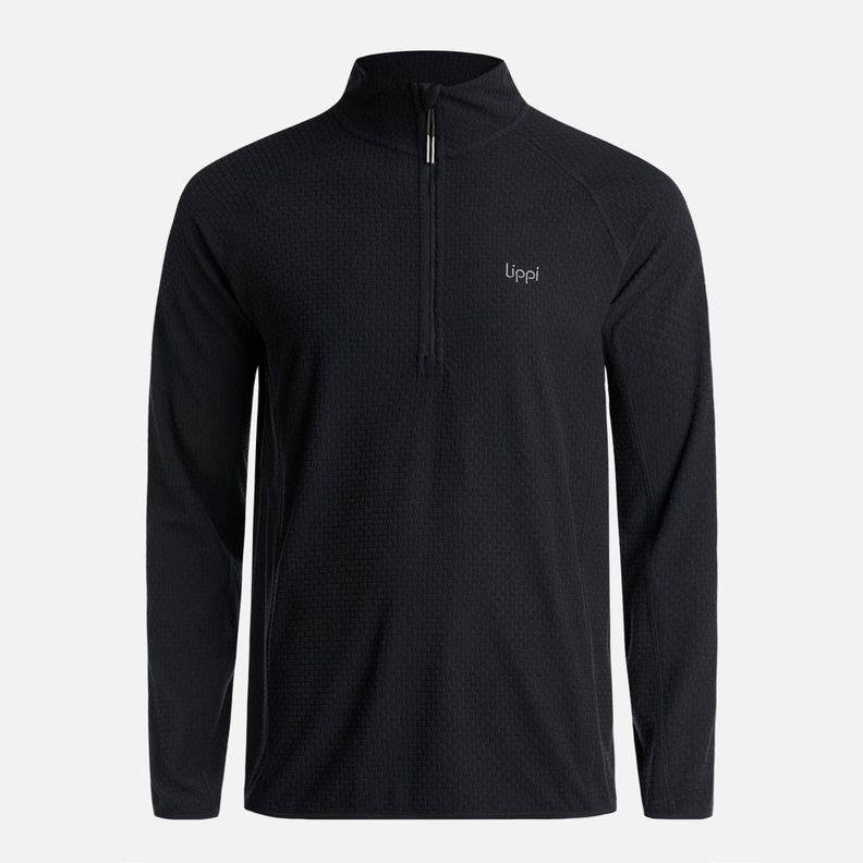 Polerón Hombre Jacaranda Nano-F 14 Zip Negro Lippi I25-5