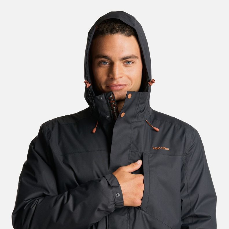 Chaqueta Hombre Terranova Negro Haka Honu-3