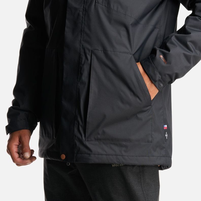 Chaqueta Hombre Terranova Negro Haka Honu-4