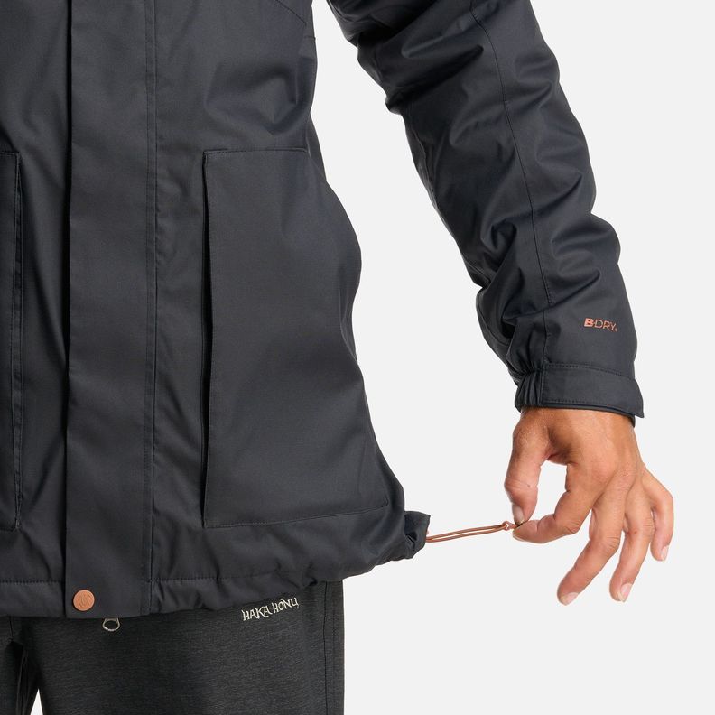 Chaqueta Hombre Terranova Negro Haka Honu-5
