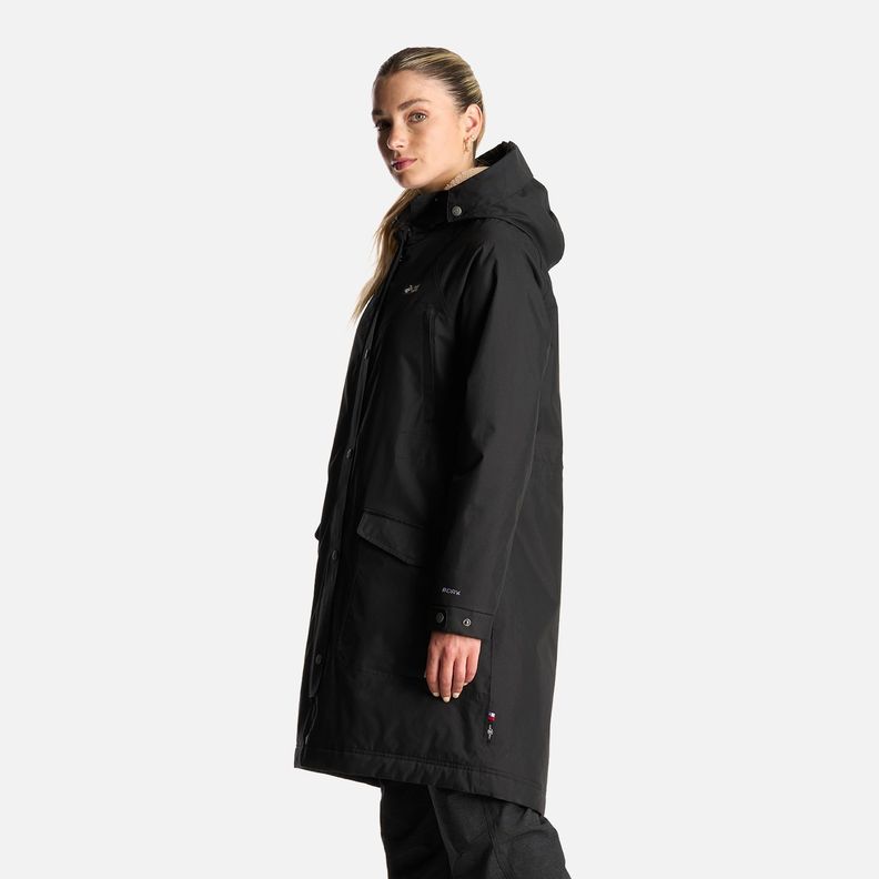 Chaqueta Mujer Yak Negro Haka Honu I24-3
