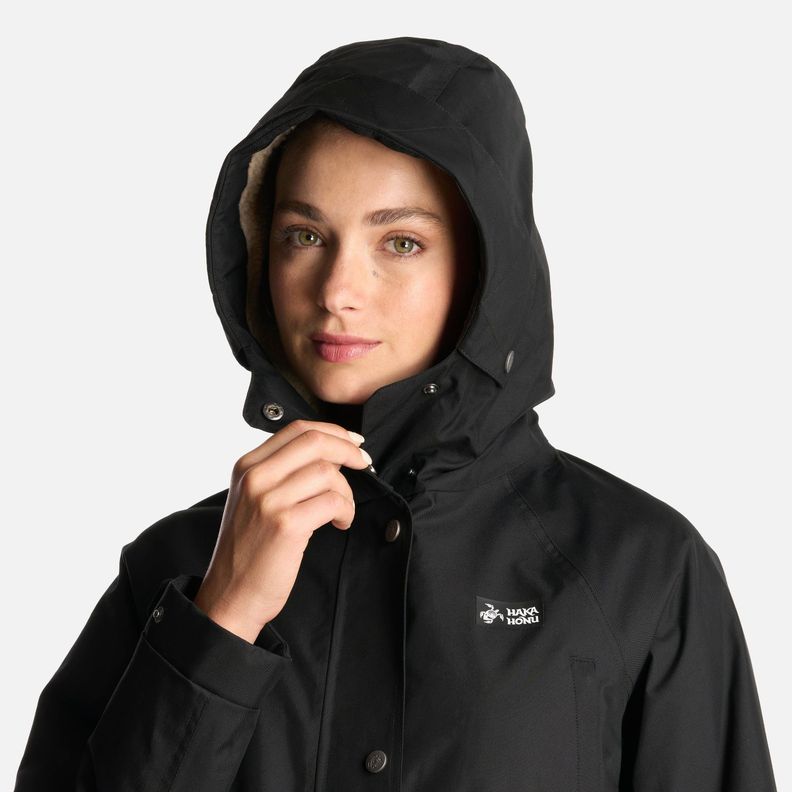 Chaqueta Mujer Yak Negro Haka Honu I24-5