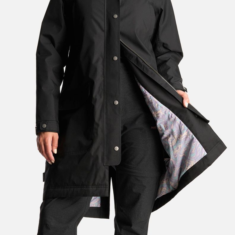 Chaqueta Mujer Yak Negro Haka Honu I24-8