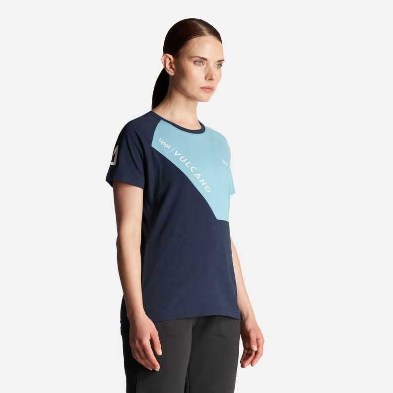Polera Mujer Vulcano Cotton SS T-Shirt Negro Lippi-2