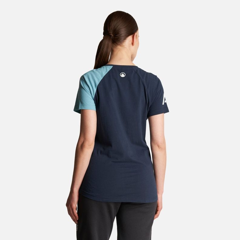 Polera Mujer Vulcano Cotton SS T-Shirt Negro Lippi-4