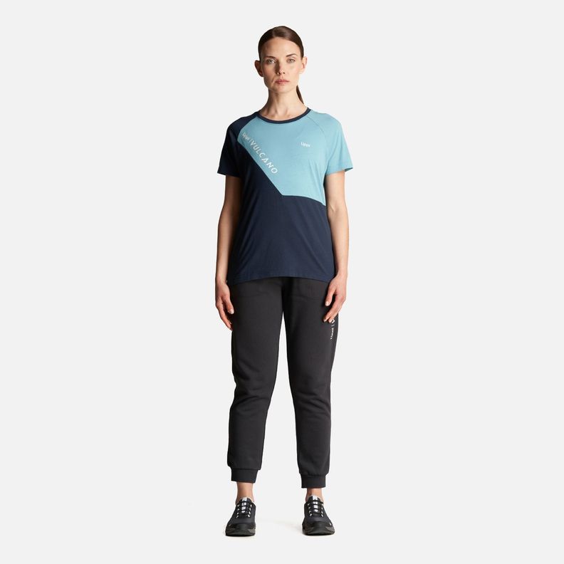 Polera Mujer Vulcano Cotton SS T-Shirt Negro Lippi-6