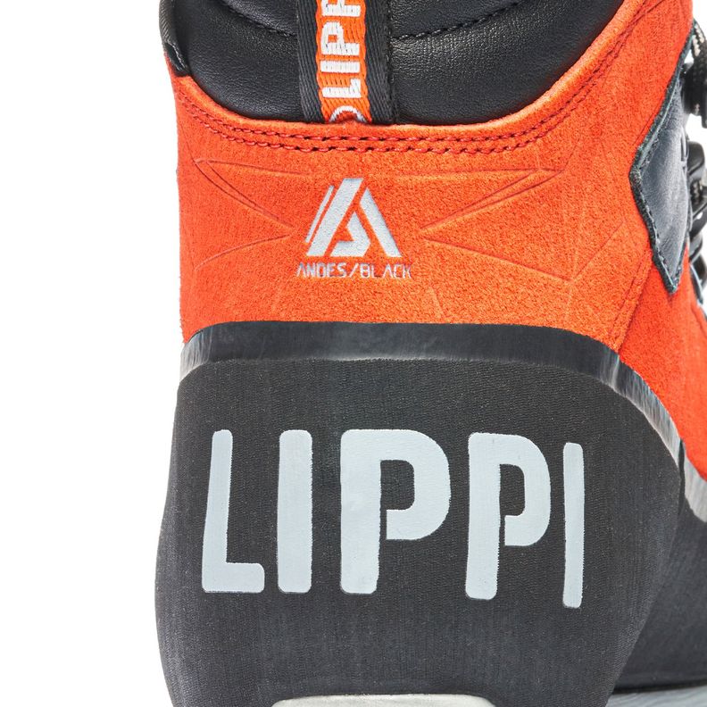 Bota Hombre Andes Black Rojo Lippi-7