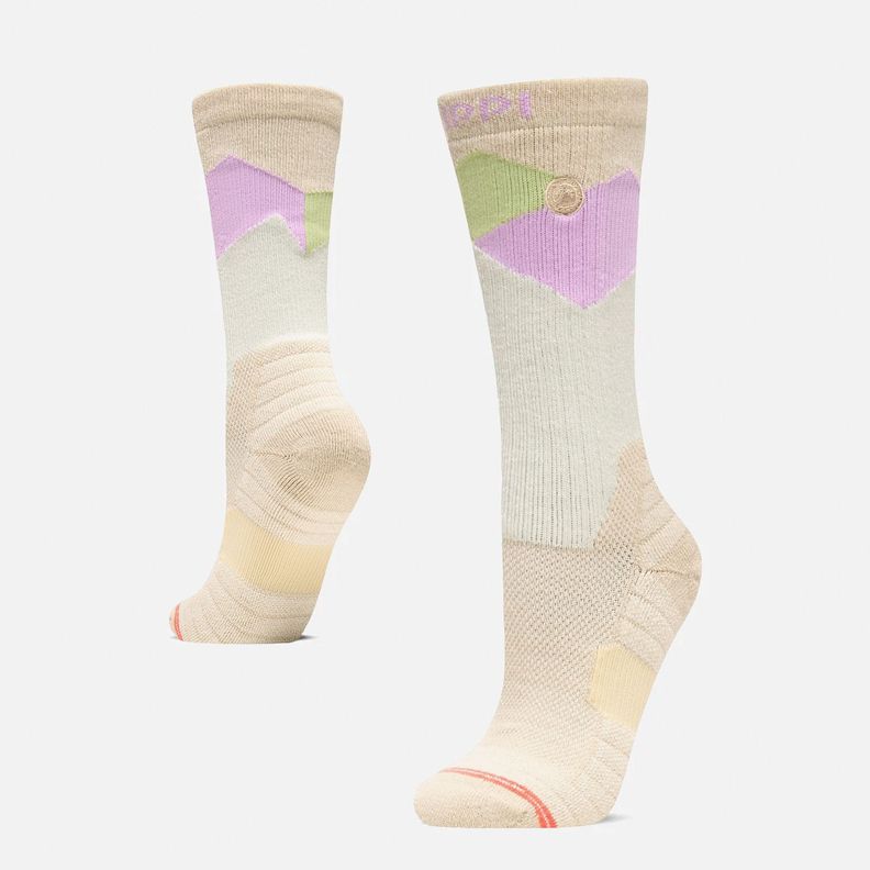 Calcetín Mujer Trekking Warm Socks Beige Melange Lippi I25-0
