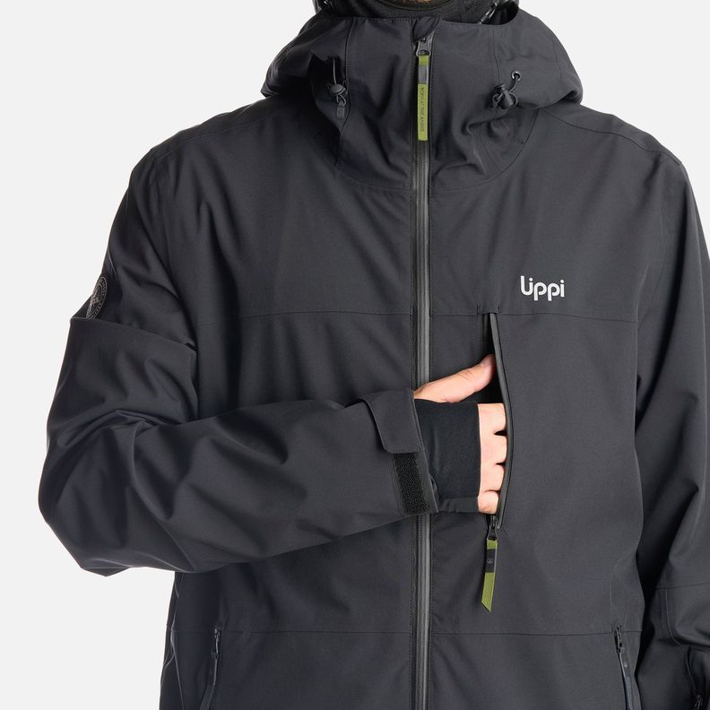 Chaqueta Hombre Sierra Nevada B-Dry Light Hoody Jacket Negro Lippi I24-6