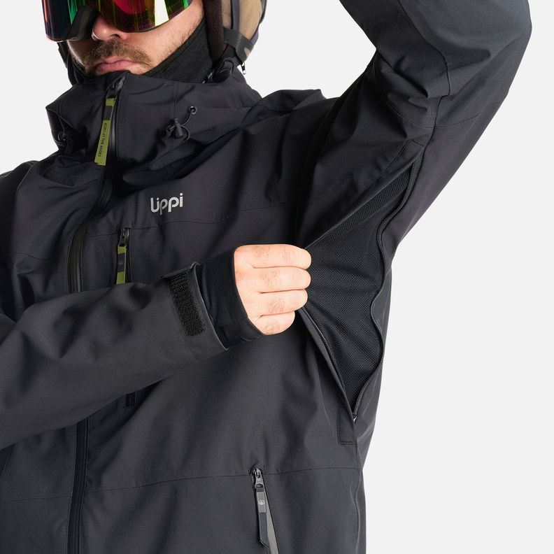 Chaqueta Hombre Sierra Nevada B-Dry Light Hoody Jacket Negro Lippi I24-7