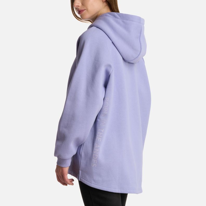 Polerón Mujer Heavy Duty Hoody Sweatshirt Lila Lippi I25-3