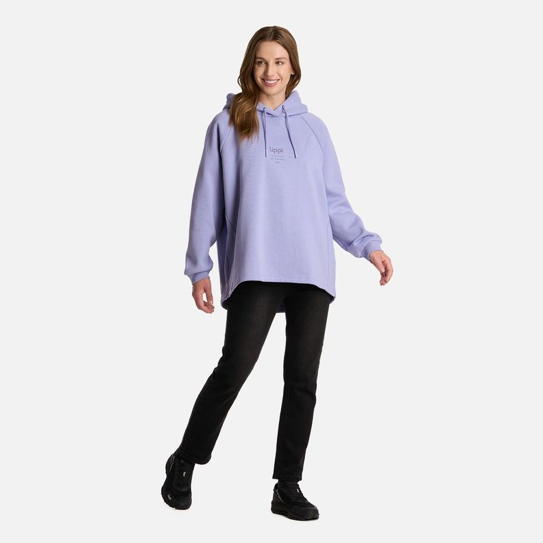 Polerón Mujer Heavy Duty Hoody Sweatshirt Lila Lippi I25-5