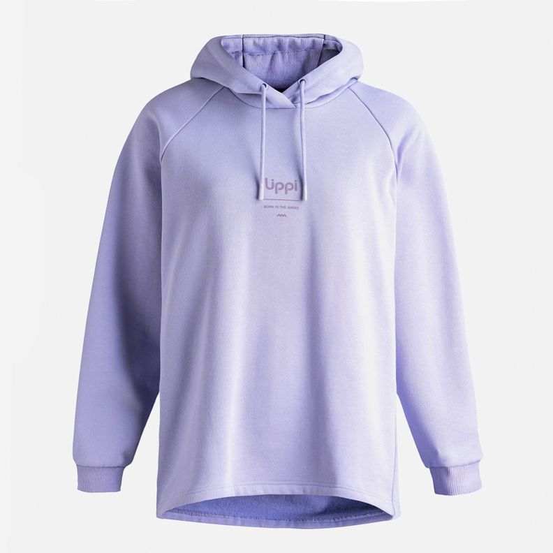 Polerón Mujer Heavy Duty Hoody Sweatshirt Lila Lippi I25-6