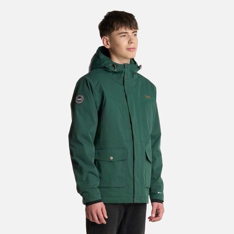 Chaqueta Teen Boy Roble B-Dry Hoody Verde Botella Lippi I25-1