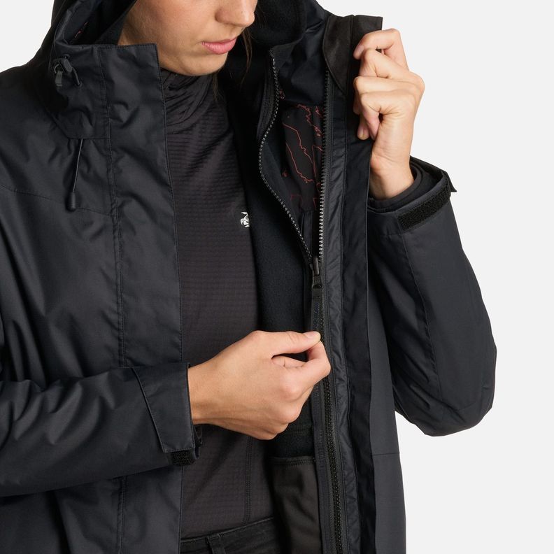 Chaqueta Mujer Corteza Negro Haka Honu I25-8
