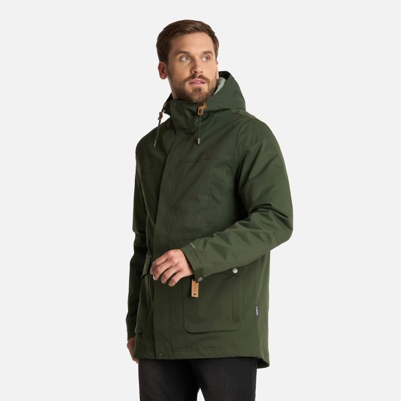 Chaqueta Hombre DayBreak B-Dry Verde Militar Lippi I25-1