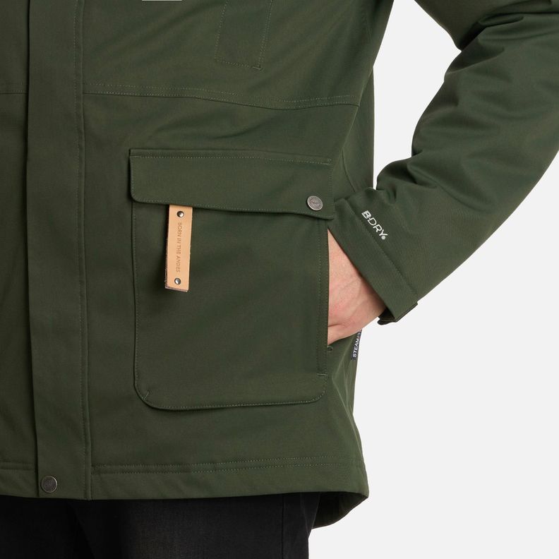 Chaqueta Hombre DayBreak B-Dry Verde Militar Lippi I25-6