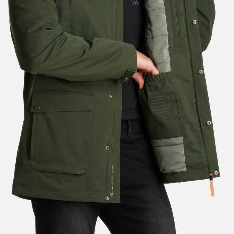 Chaqueta Hombre DayBreak B-Dry Verde Militar Lippi I25-7