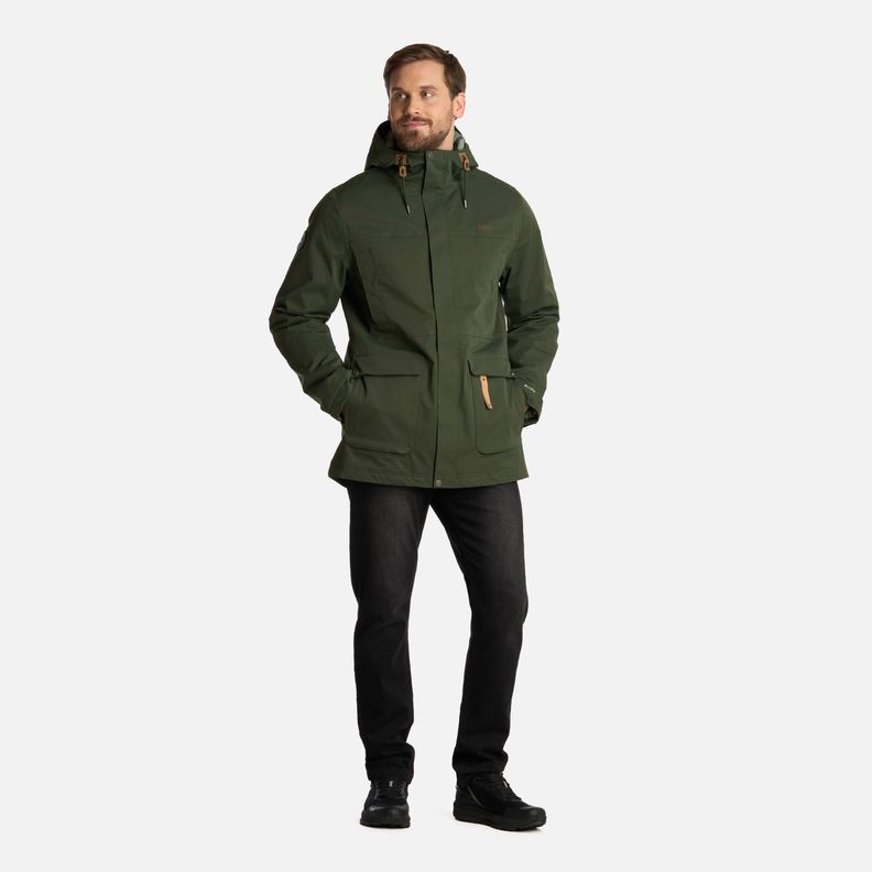 Chaqueta Hombre DayBreak B-Dry Verde Militar Lippi I25-9