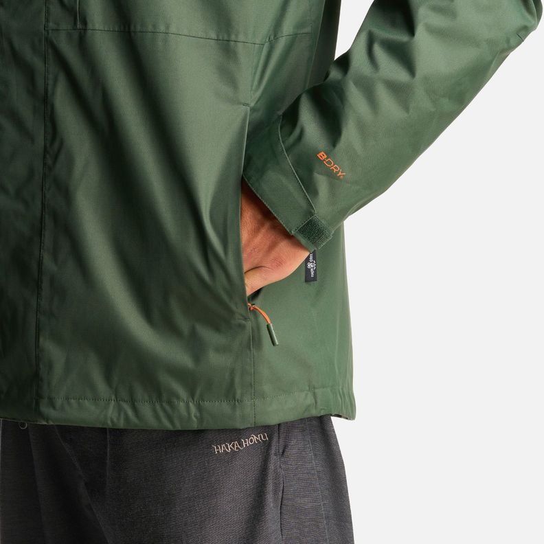 Chaqueta Hombre Corteza Verde Militar Haka Honu-7