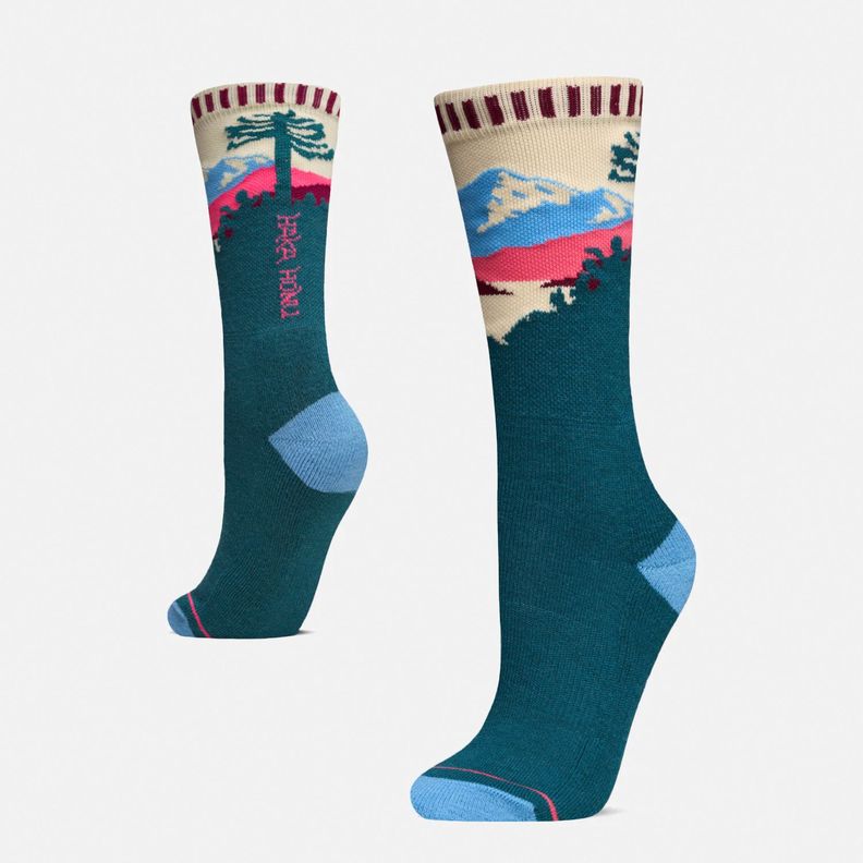 Calcetines Mujer Arriero Celeste Haka Honu I25-2