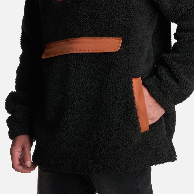 Poleron Hombre Chi-Porrito Negro Haka Honu I24-5
