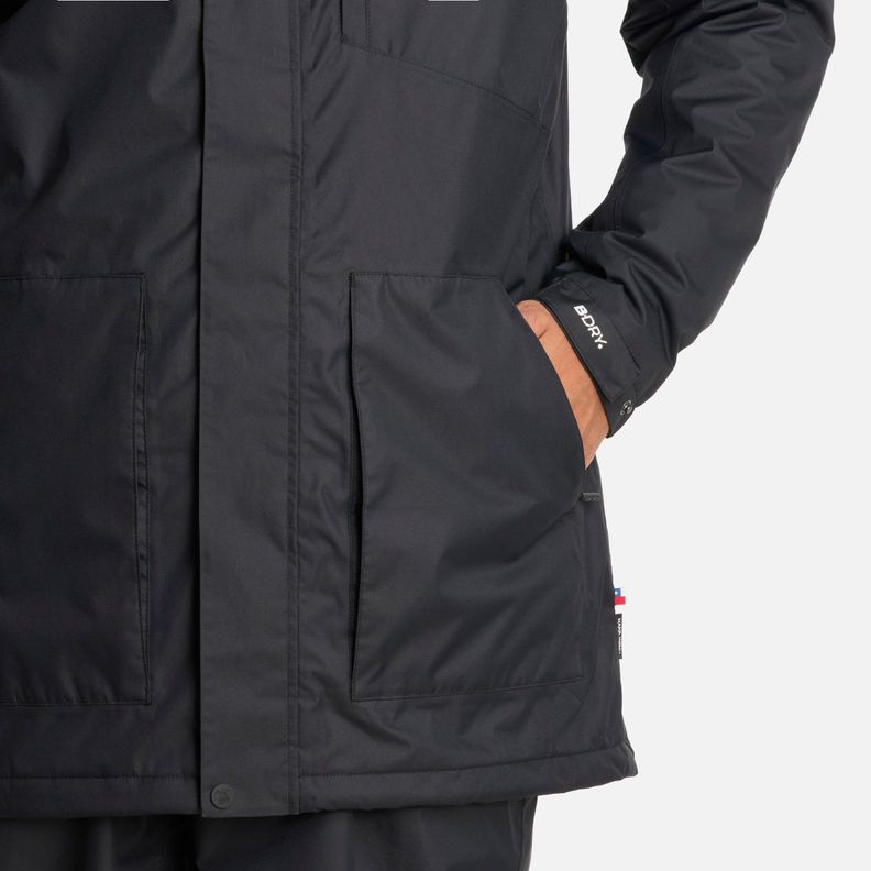 Chaqueta Hombre Terranova Negro Haka Honu I25-4