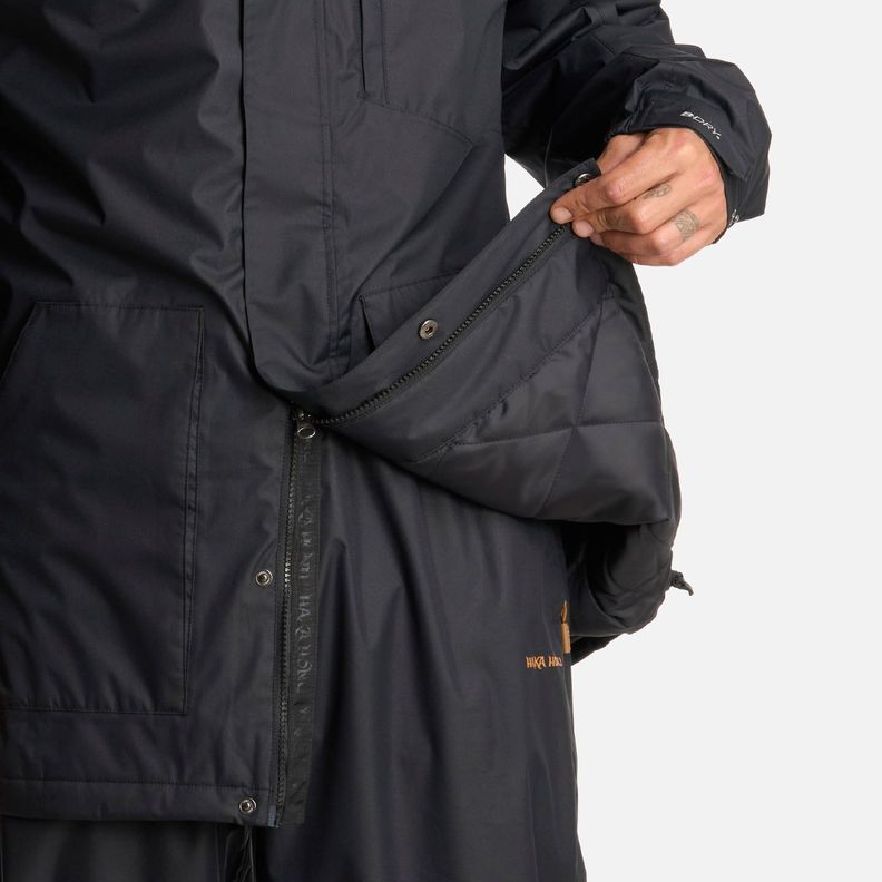 Chaqueta Hombre Terranova Negro Haka Honu I25-6