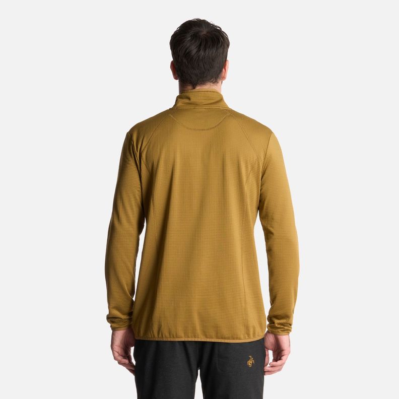 Polerón Hombre Taina Mostaza Oscuro Haka Honu V25-2