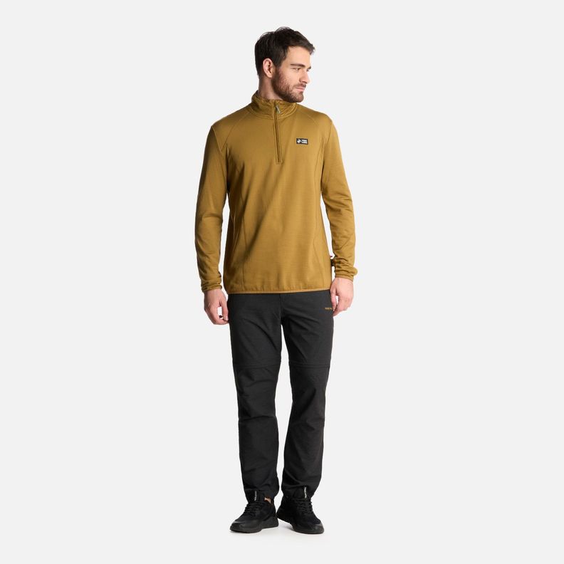 Polerón Hombre Taina Mostaza Oscuro Haka Honu V25-4