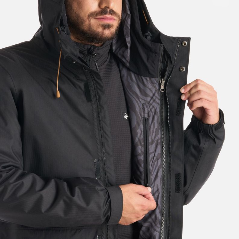 Chaqueta Hombre Perro Guapo Pro Negro Haka Honu I25-7